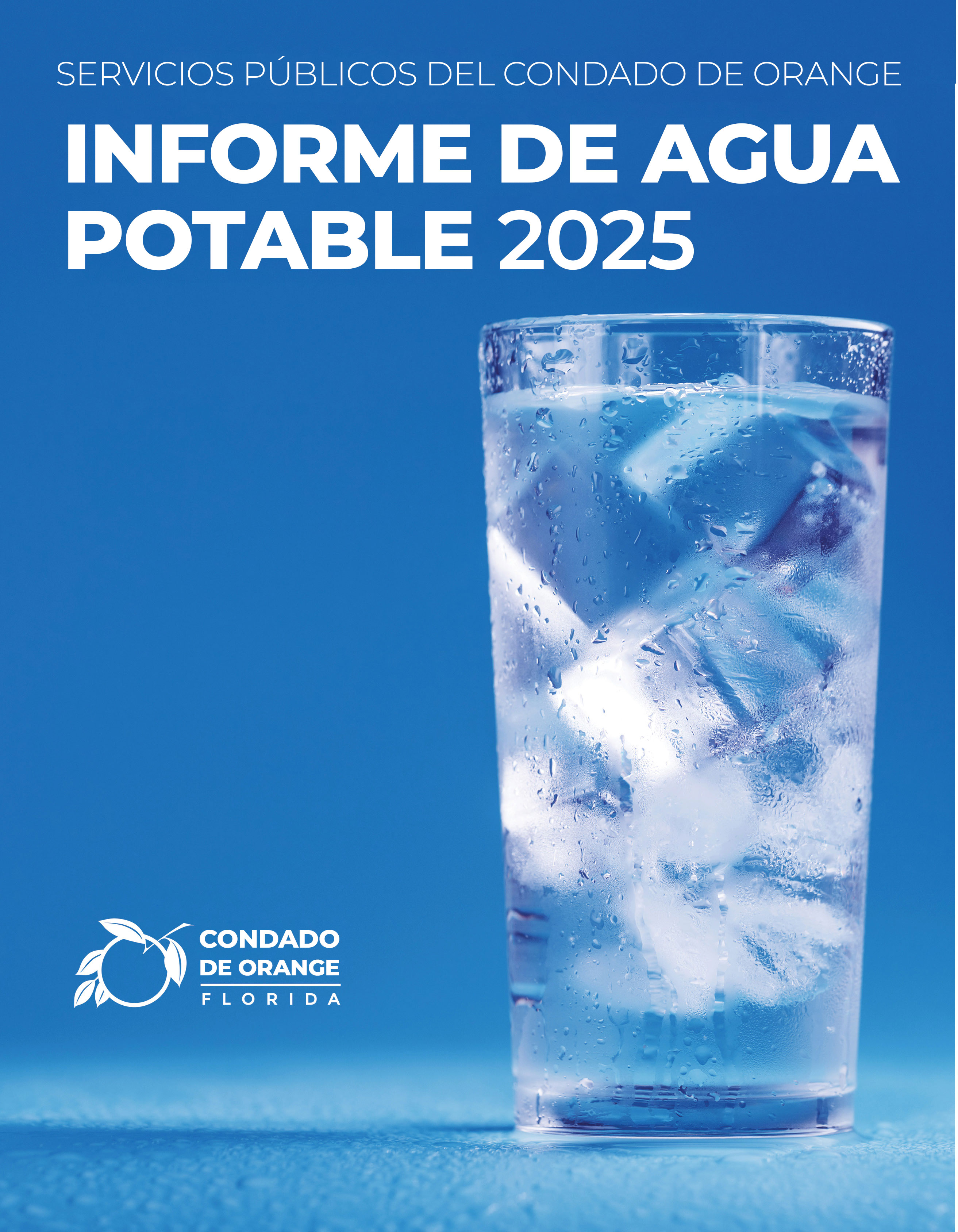 Foto de la portada del informe de agua potable
