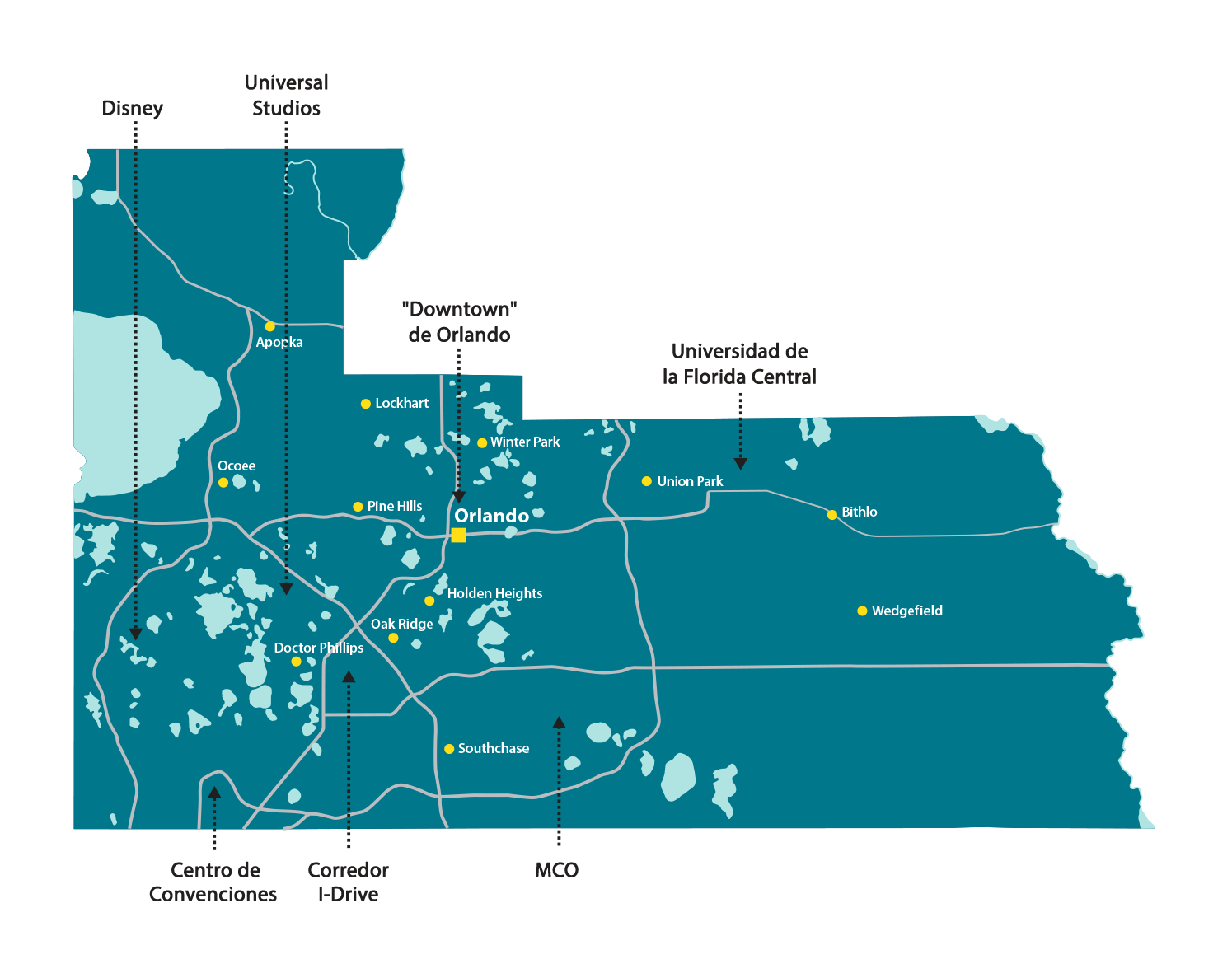 Nuevo mapa del Condado de Orange