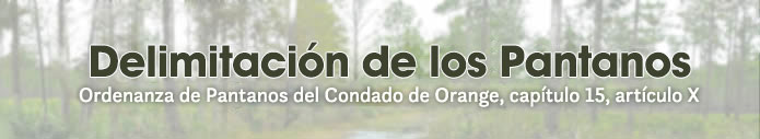 Banner de Delimitación de los Pantanos