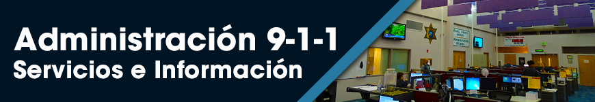 Administración 9-1-1: servicios e Información